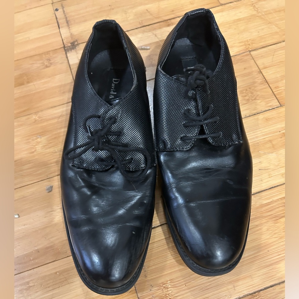 Black Men’s Dress Shoes- David and Co. SZ 6.5